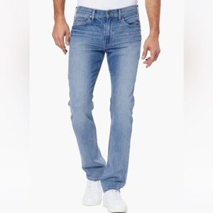 Paige Federal Slim Straight Modern Fit Blue Jeans In "Moshe" Tag 34